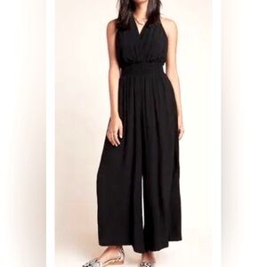 Anthropologie halter wide leg jumpsuit